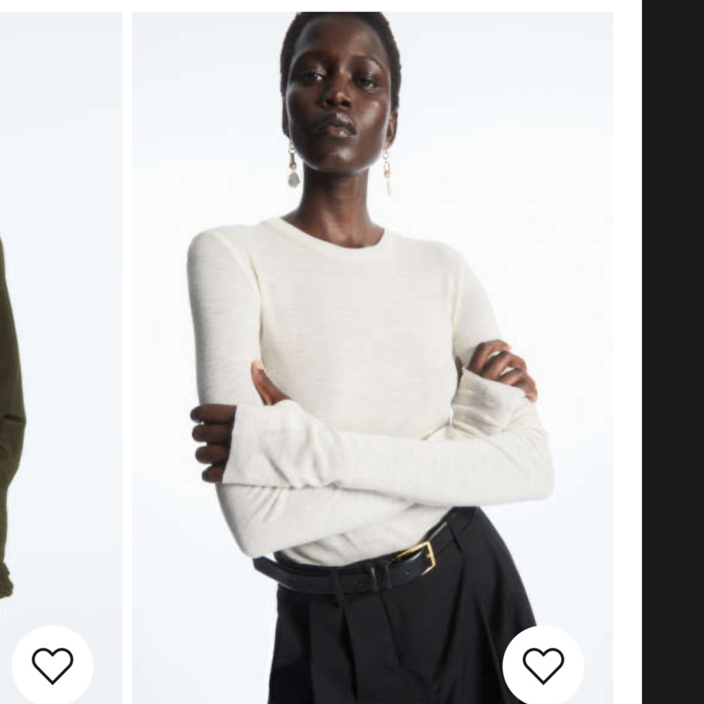 ISO: COS crew neck merino wool top